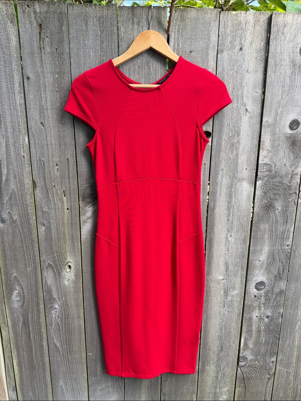 Felicity & Coco Red Midi Sheath Dress